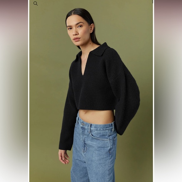 Oak + Fort Collared Sweater - Picture 2 of 8